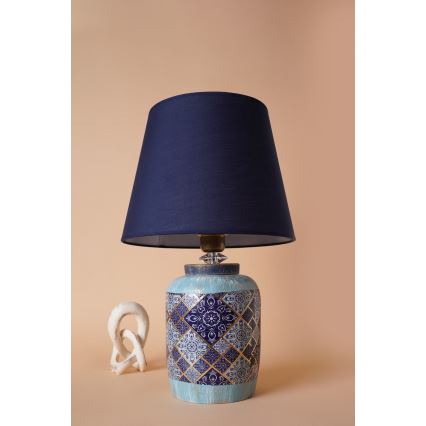 Stolná lampa RAMZES 1xE27/40W/230V modrá