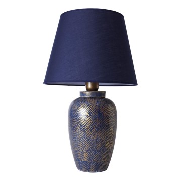 Stolná lampa RAMZES 1xE27/40W/230V modrá