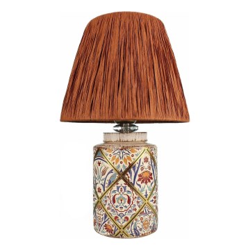 Stolná lampa RAMZES 1xE27/40W/230V rafia