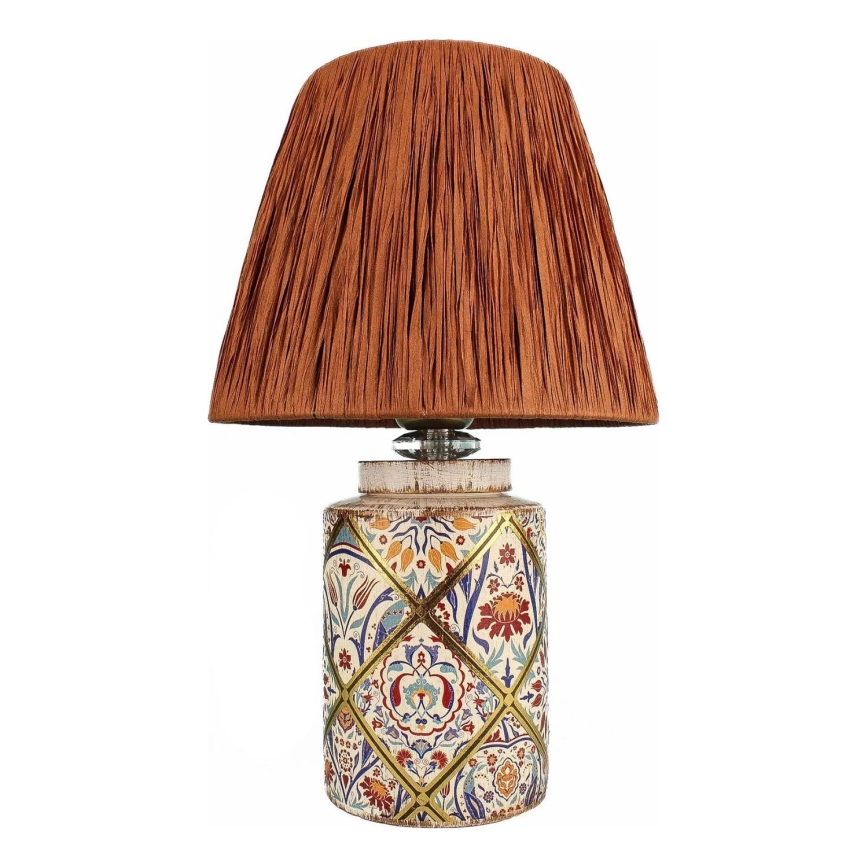 Stolná lampa RAMZES 1xE27/40W/230V rafia