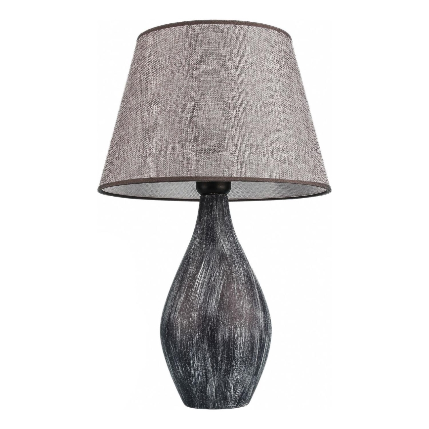 Stolná lampa RAMZES 1xE27/40W/230V šedá