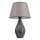 Stolná lampa RAMZES 1xE27/40W/230V šedá