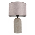 Stolná lampa RAMZES 1xE27/40W/230V šedá