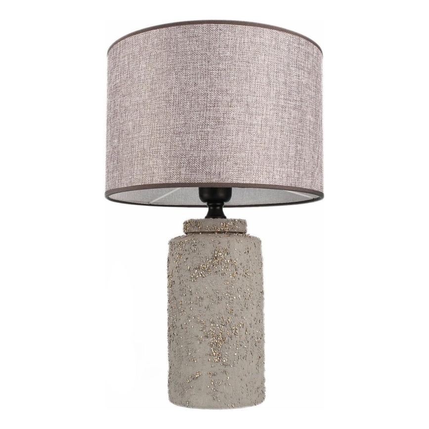 Stolná lampa RAMZES 1xE27/40W/230V šedá
