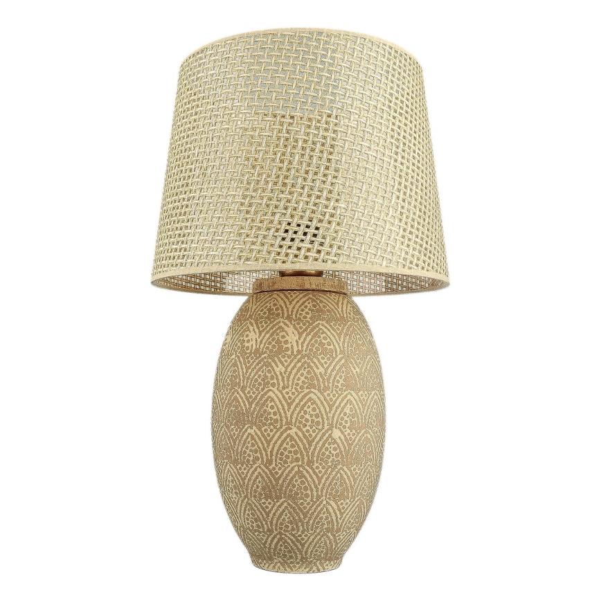 Stolná lampa RAMZES 1xE27/40W/230V zlatá