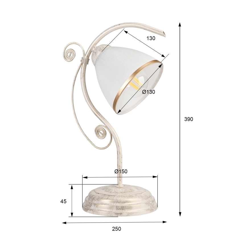 Stolná lampa RETRO II 1xE27/60W/230V