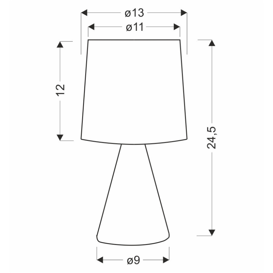 Stolná lampa SATTI 1xE14/40W/230V béžová