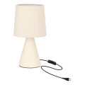 Stolná lampa SATTI 1xE14/40W/230V krémová