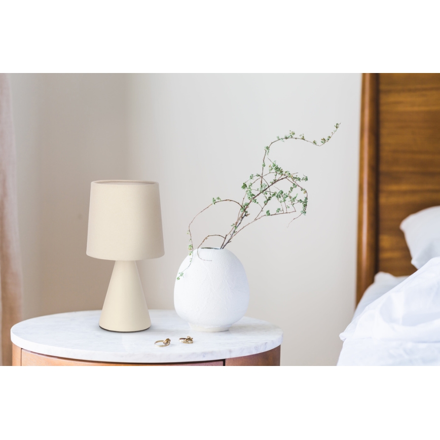 Stolná lampa SATTI 1xE14/40W/230V krémová