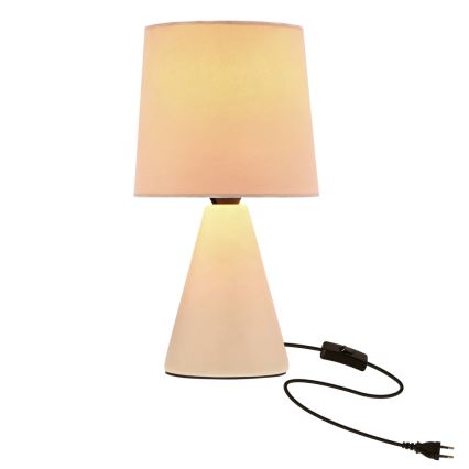 Stolná lampa SATTI 1xE14/40W/230V krémová