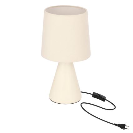 Stolná lampa SATTI 1xE14/40W/230V krémová