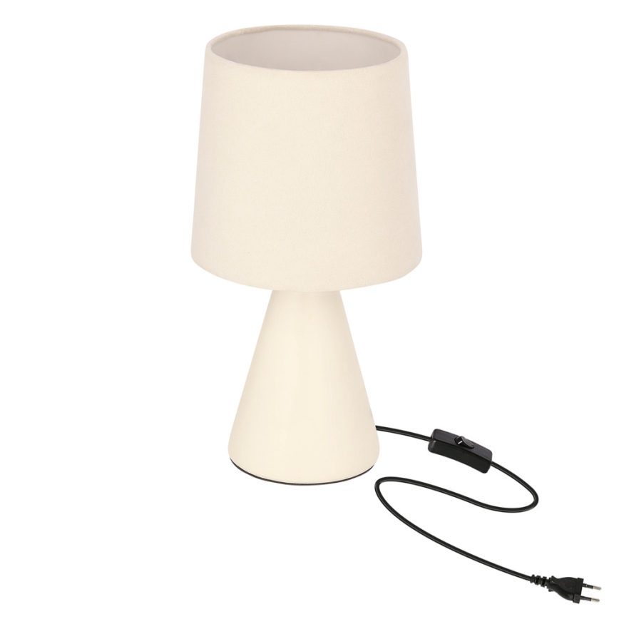 Stolná lampa SATTI 1xE14/40W/230V krémová