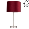 Stolná lampa SCARLETT 1xE27/40W/230V – FSC certifikované