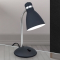 Stolná lampa SCHOOL 1xE27/40W/230V čierna/matný chróm
