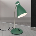 Stolná lampa SCHOOL 1xE27/40W/230V zelená/matný chróm
