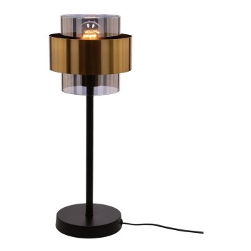 Stolná lampa SPIEGA 1xE27/60W/230V zlatá/čierna