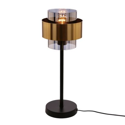 Stolná lampa SPIEGA 1xE27/60W/230V zlatá/čierna