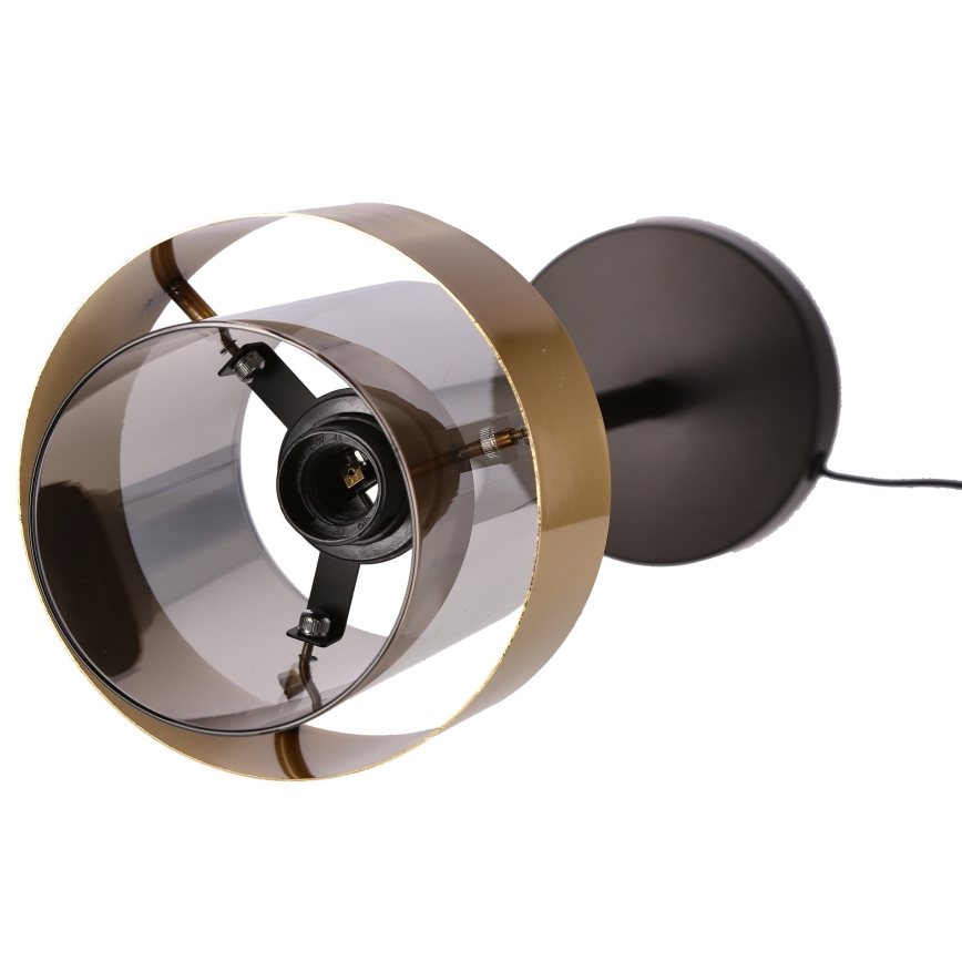 Stolná lampa SPIEGA 1xE27/60W/230V zlatá/čierna
