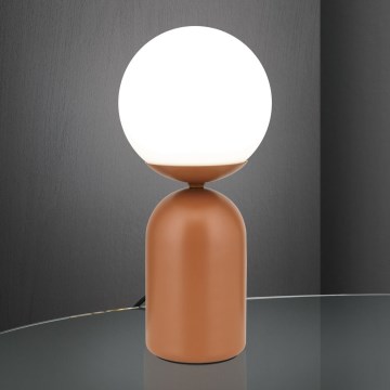 Stolná lampa STANLEY 1xE14/25W/230V keramika/hnedá