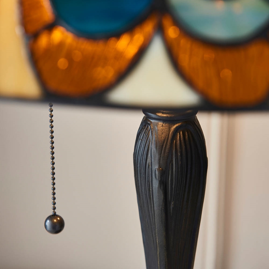 Stolná lampa Tiffany HECTOR 2xE27/60W/230V, priemer 40 cm