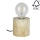 Stolná lampa TRABO 1xE27/25W/230V borovica – FSC certifikované