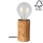 Stolná lampa TRABO 1xE27/25W/230V borovica – FSC certifikované