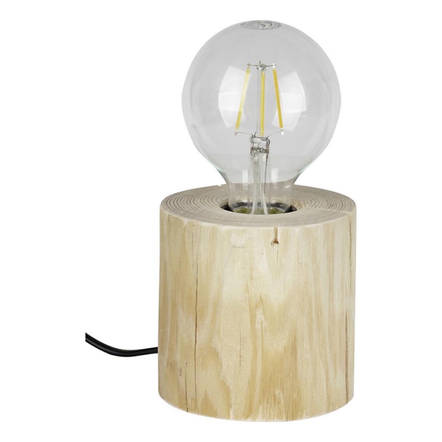Stolná lampa TRABO 1xE27/25W/230V borovica