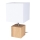 Stolná lampa TRONGO SQUARE 1xE27/25W/230V dub