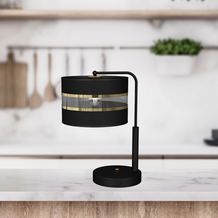 Stolná lampa ULTIMO 1xE27/60W/230V čierna