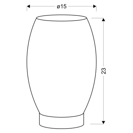 Stolná lampa Venus 1xE27/60W/230V čierna/zlatá