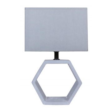 Stolná lampa VIDAL 1xE27/40W/230V šedá