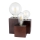 Stolná lampa VINCENT 3xE27/15W/230V buk