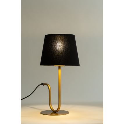 Stolná lampa VOLUTTO 1xE27/60W/230V čierna/medená