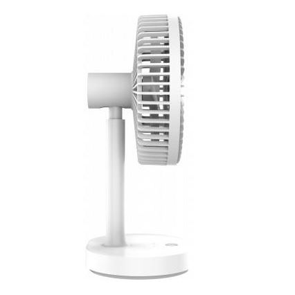 Stolný nabíjací ventilátor s LED lampou 3000mA/3,7V microUSB