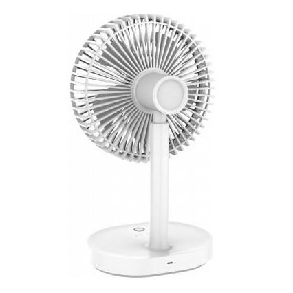 Stolný nabíjací ventilátor s LED lampou 3000mA/3,7V USB-C