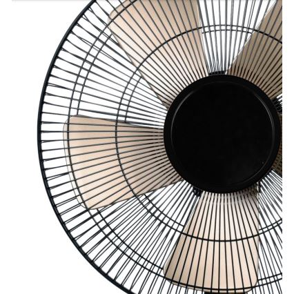 Stolný ventilátor 40W/230V pr. 35 cm čierna/zlatá