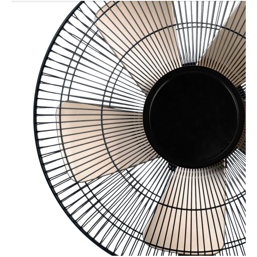 Stolný ventilátor 40W/230V pr. 35 cm čierna/zlatá