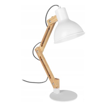 Stolová lampa 1xE27/40W/230V biela