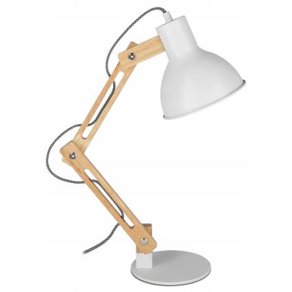 Stolová lampa 1xE27/40W/230V biela