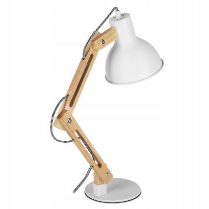 Stolová lampa 1xE27/40W/230V biela