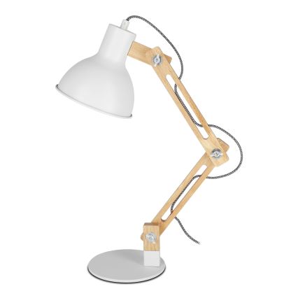 Stolová lampa 1xE27/40W/230V biela