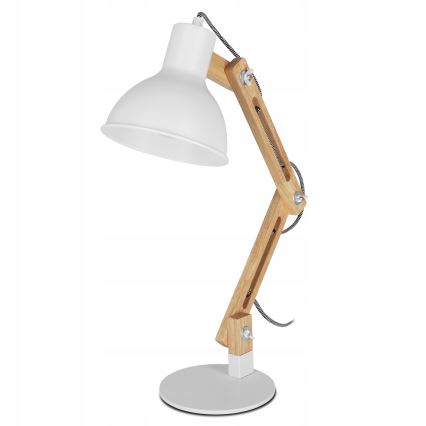 Stolová lampa 1xE27/40W/230V biela
