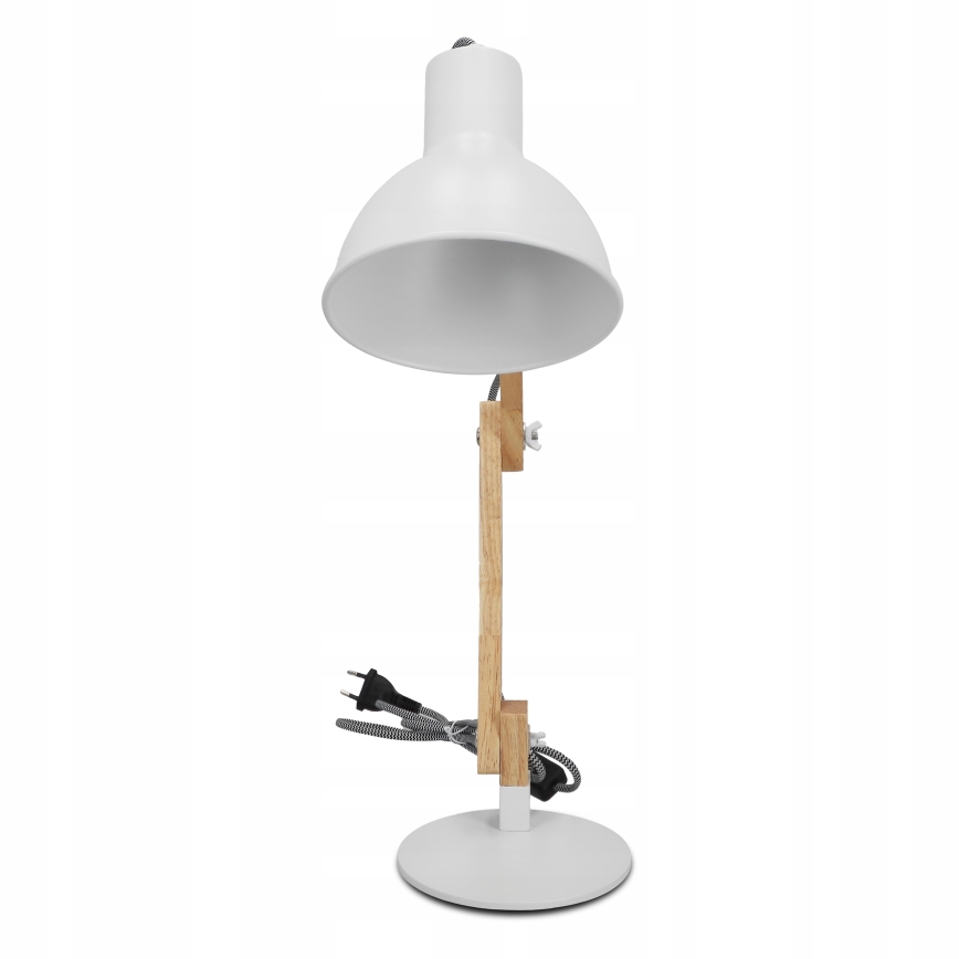 Stolová lampa 1xE27/40W/230V biela