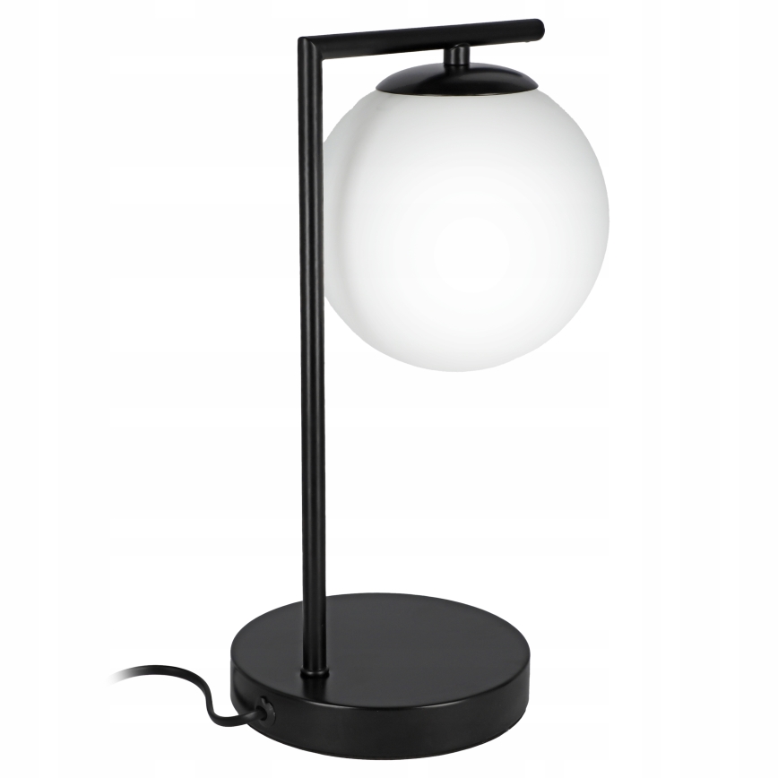 Stolová lampa 1xE27/40W/230V čierna/biela