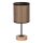 Stolová lampa BENITA 1xE27/60W/230V 30 cm hnedá/dub