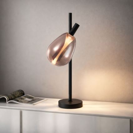 Stolová lampa DENSO 1xG9/5W/230V medená/čierna