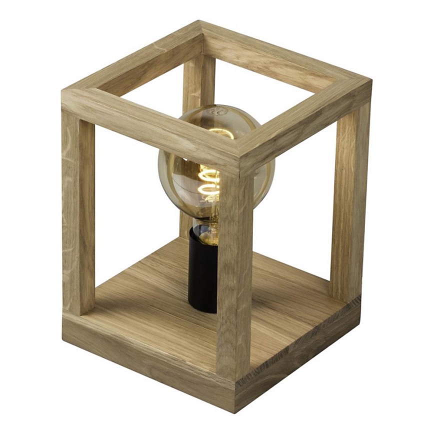 Stolová lampa KAGO 1xE27/60W/230V matný dub