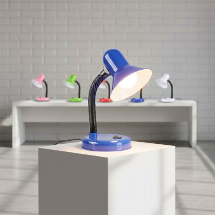 Stolová lampa MENTOR 1xE27/15W/230V modrá