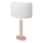 Stolová lampa MERCEDES 1xE27/40W/230V 60 cm biela/dub
