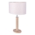 Stolová lampa MERCEDES 1xE27/40W/230V 60 cm krémová/dub